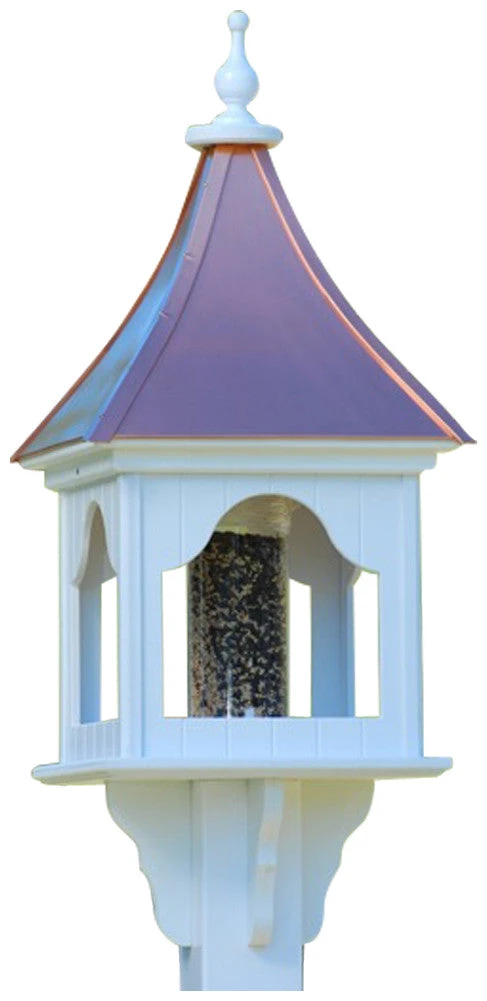 Copper Roof Bird Feeder Square Gazebo - 36x14 5 Copper Roof Bird Feeder Square Gazebo - 36x14 - Image 3