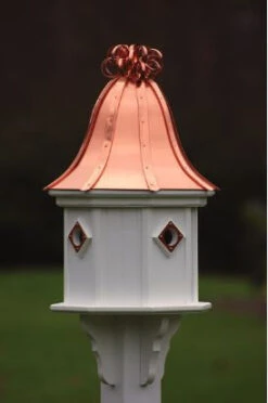 Copper Roof Birdhouse 34x14 Ribbon Detail 4 Portals