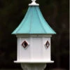 Copper Roof Birdhouse 34x14 Slope- 4 Portals -Bird Products Store BH14 4CP PC SLOPE