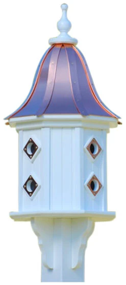 Copper Roof Dovecote Birdhouse 36x14- 8 Portals -Bird Products Store BH14 8CP BC BELL