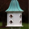 Copper Roof Dovecote Birdhouse 36x14 Ribbon Detail- 8 Portals -Bird Products Store BH14 8CP PC 20CURLY 727371a9 3cf2 470c 90be c032f9dd5ca0