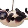 Siamese Cat Wooden Birdhouse -Bird Products Store BOB SIAM BH