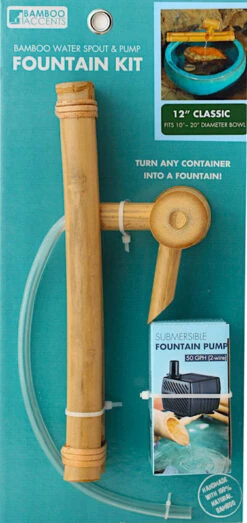 Traditional Bamboo Fountain Kit 7 Traditional Bamboo Fountain Kit -Bird Products Store Bamboo Fountain Kit