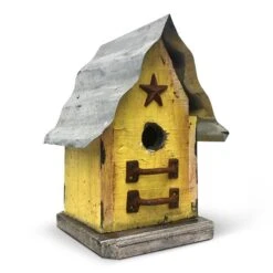 Barn Wood & Tin Rustic Birdhouses -Bird Products Store BarnWood Tin Rustic Birdhouse