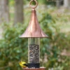 Castella Bird Feeder-Solid Copper -Bird Products Store Castella bird feeder solid copper