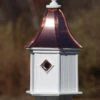 Copper Roof Birdhouse 28x12- 3 Portals -Bird Products Store Copper Roof Birdhouse 3 Portals
