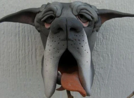 Great Dane Ceramic Birdhouse 3 Great Dane Ceramic Birdhouse