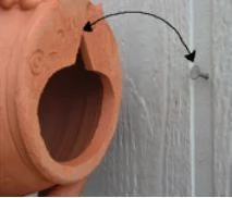 Doberman Ceramic Birdhouse 4 Doberman Ceramic Birdhouse - Image 2