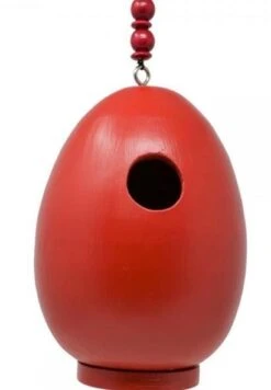 Bird Products Store -Bird Products Store Eco Egg Birdhouse Red