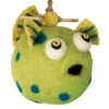 Felted Wool Birdhouse- Puffer Fish -Bird Products Store Felted wool puffer fish birdhouse