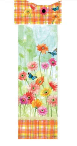 Birdhouse Art Poles 6 Ft. Post -Bird Products Store GerberaDaisy4 sided artwork