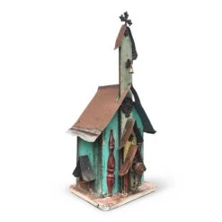 Large Church Birdhouses- 3 Colors 7 Large Church Birdhouses- 3 Colors -Bird Products Store Large Church Birdhouse Aqua