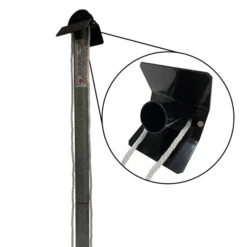 Telescoping Martin Pole- Galvanized 14 Ft. W/ Pulley System 7 Telescoping Martin Pole- Galvanized 14 Ft. W/ Pulley System -Bird Products Store Martin Pole Detail