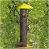 Yellow Finch Feeder By No-No -Bird Products Store No No Yellow Finch Feeder with Tray