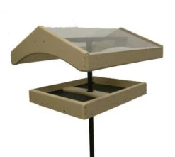 Recycled Pole Topper & Weather Guard 5 Recycled Pole Topper & Weather Guard -Bird Products Store Pole Topper w tray