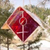 Copper-Stained Glass Birdhouse -Bird Products Store RRBH c4376054 54b1 43cc 9c83 0e8a08432a58