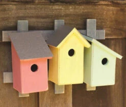 Trellis Trio Birdhouse- 3 Options -Bird Products Store Trellis Birdhouse Pastel