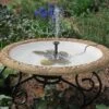Large Solar Fountain Bird Bath -Bird Products Store White Solar Fountain Bird Bath