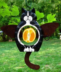 Angel Cats Fruit & Suet Feeder With Suet 7 Angel Cats Fruit & Suet Feeder With Suet -Bird Products Store bwfruitfeeder