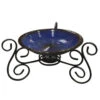 Solar Bird Bath With Stand 2 Solar Bird Bath With Stand -Bird Products Store cobalt birdbath with stand