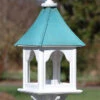Copper Roof Bird Feeder - Square 28x10 1 Copper Roof Bird Feeder - Square 28x10 -Bird Products Store copper roof bird feeder vinyl pvc 28x10 square 2