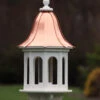 Copper Roof Gazebo Bird Feeder- Vinyl/PVC 36x14 2 Copper Roof Gazebo Bird Feeder- Vinyl/PVC 36x14 -Bird Products Store copper roof bird feeder vinyl pvc 36x14 Bell