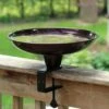 Hi-Rise Deck Mount Bird Bath -Bird Products Store deck mount bird bath