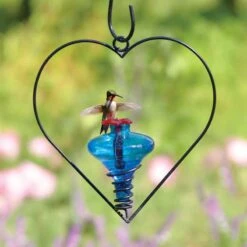 Mini-Blossom Heart Hummingbird Feeder -Bird Products Store mini blossom heart hummingbird feeder
