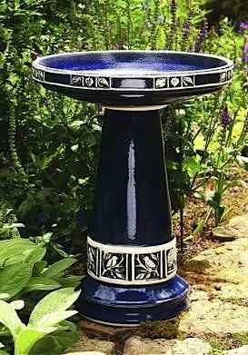 Zanesville Bird Bath With Locking Top- 2 Colors 3 Zanesville Bird Bath With Locking Top- 2 Colors