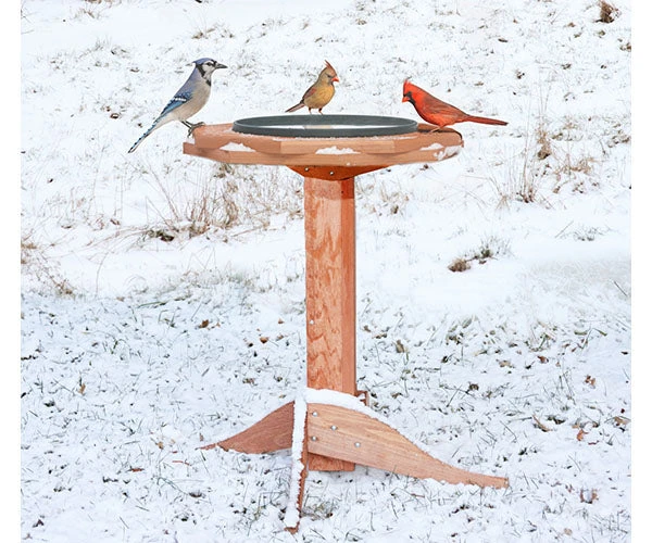 Tall Heated Bird Bath- Cedar Or Poly 5 Tall Heated Bird Bath- Cedar Or Poly - Image 3